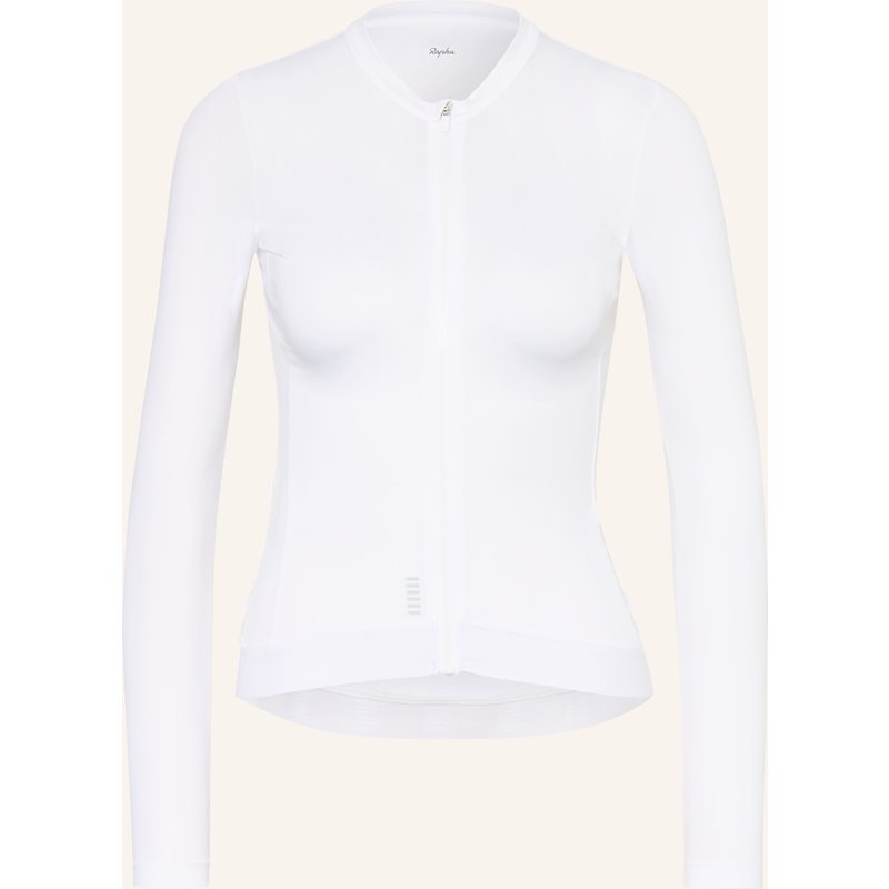 Rapha Radtrikot Pro Team Long Sleeve Lightweight Jersey weiss
