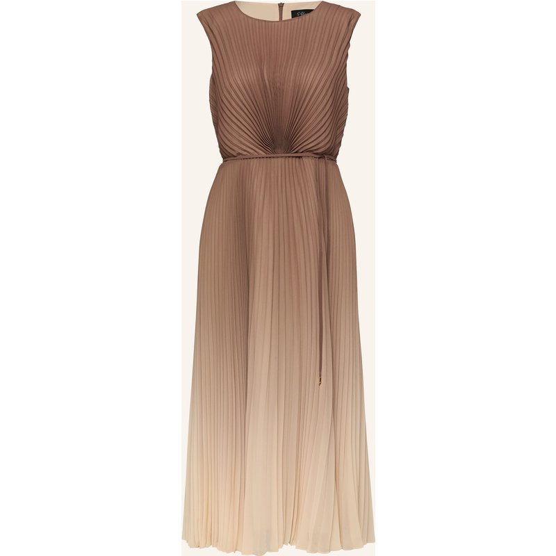 S.Oliver Black Label Plisseekleid beige