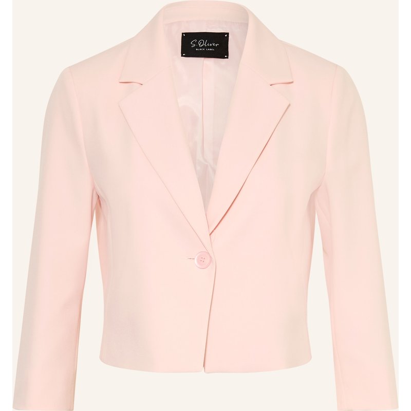 S.Oliver Black Label Blazer Mit 3/4-Arm rosa