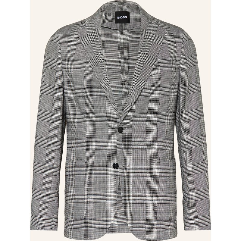 Boss Sakko Hanry Slim Fit Mit Leinen schwarz