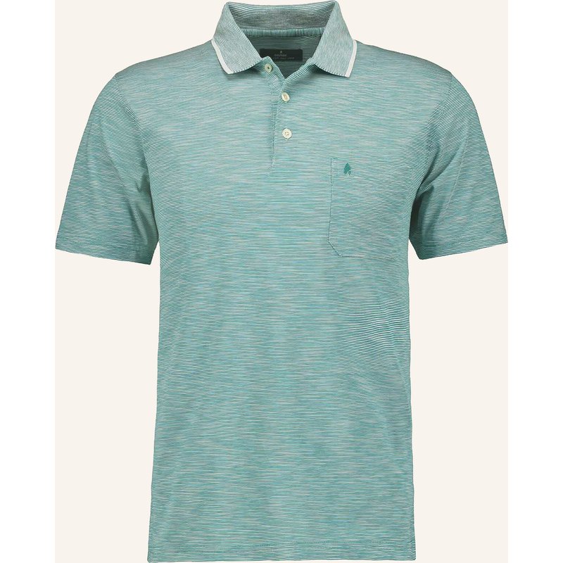 Ragman Jersey-Poloshirt gruen