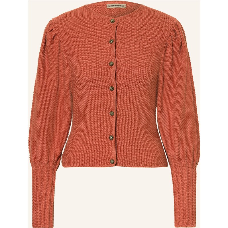 Gottseidank Strickjacke Gisela orange
