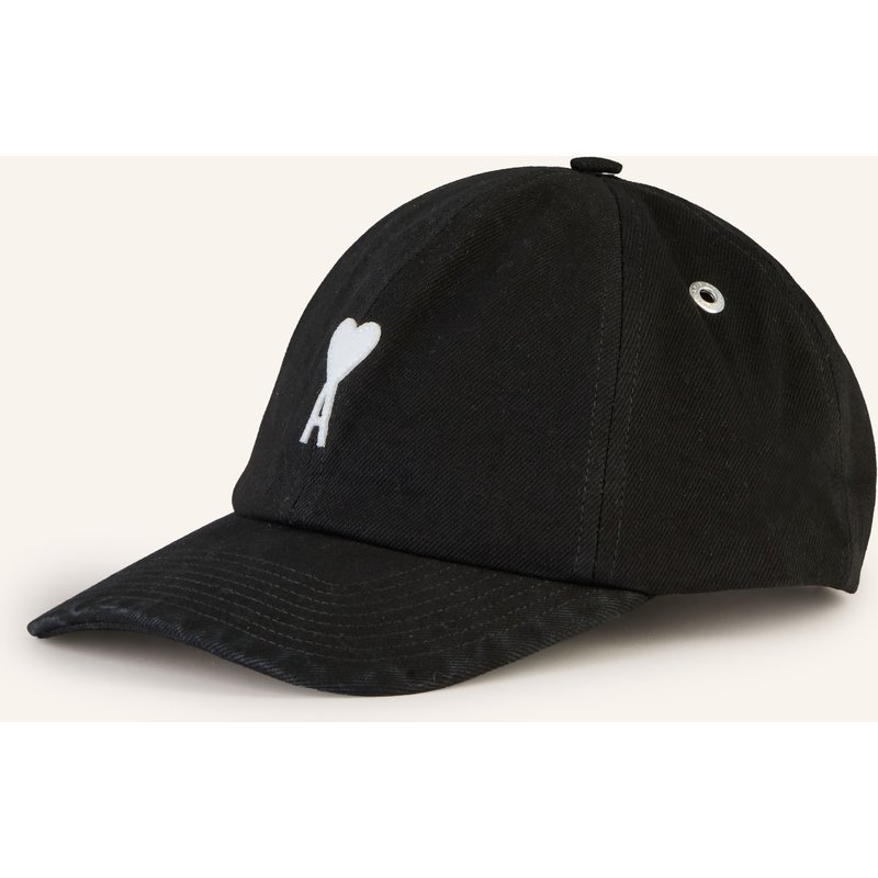 Ami Paris Cap Ami De Coeur schwarz