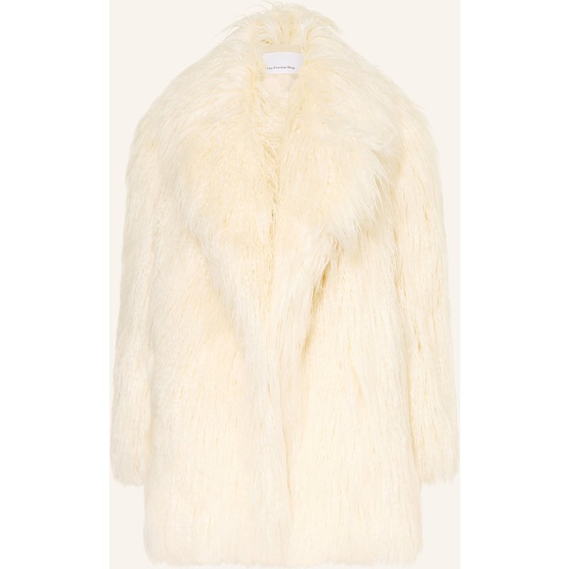 The Frankie Shop Kunstfell-Jacke Liza weiss