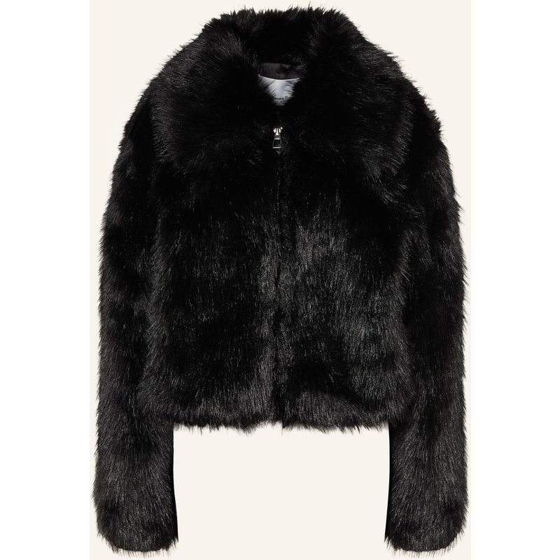 The Frankie Shop Kunstfell-Jacke Hope schwarz