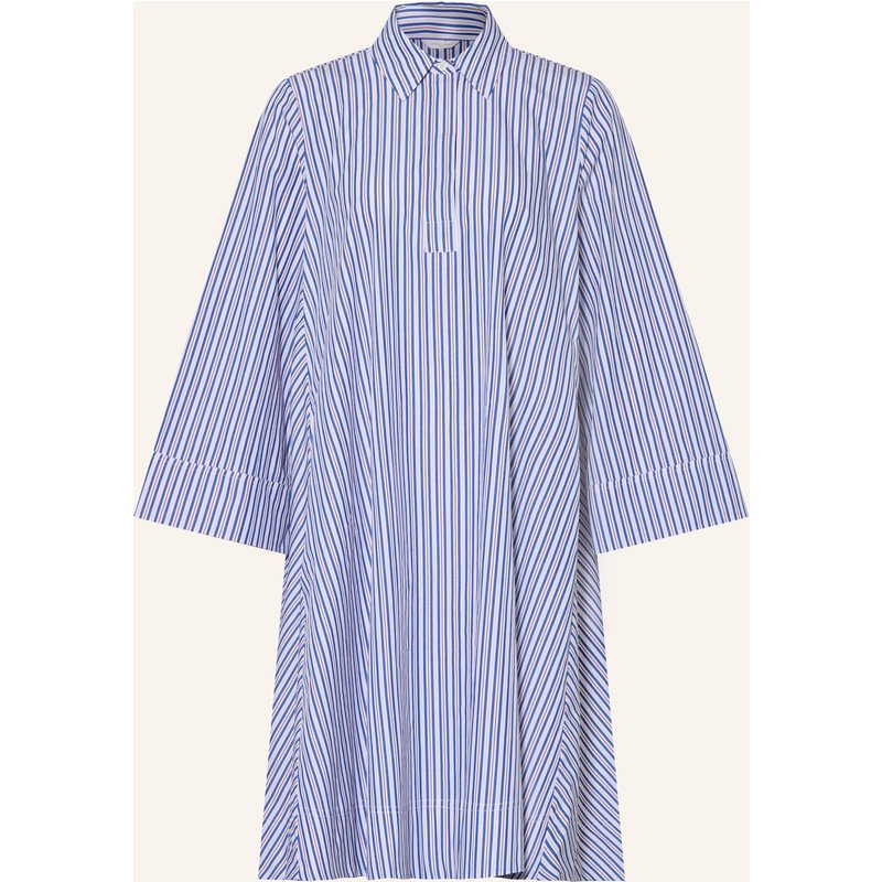 Robert Friedman Hemdblusenkleid blau