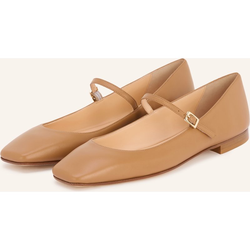 Prosperine Mary-Jane-Ballerinas braun