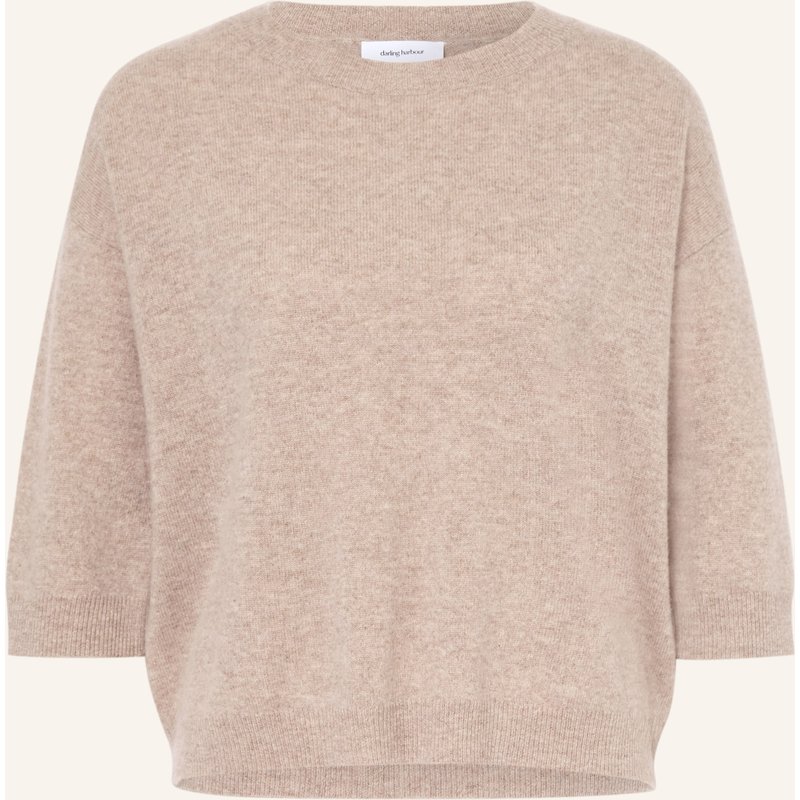 Darling Harbour Cashmere-Pullover Mit 3/4-Arm braun