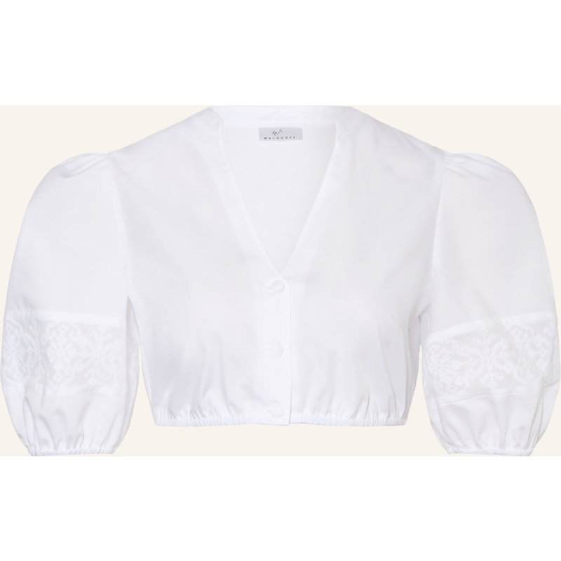 Waldorff Dirndlbluse weiss