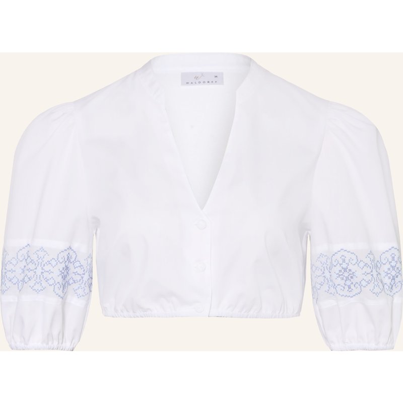 Waldorff Dirndlbluse weiss