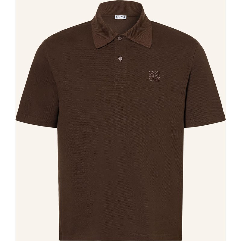 Loewe Piqué-Poloshirt braun