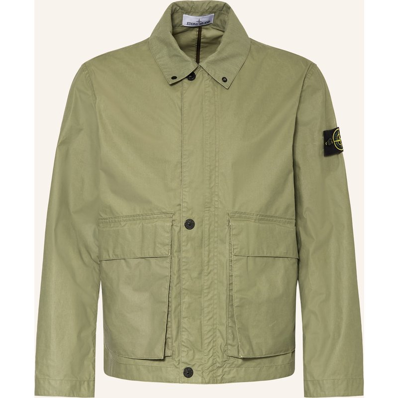 Stone Island Overjacket Tela gruen