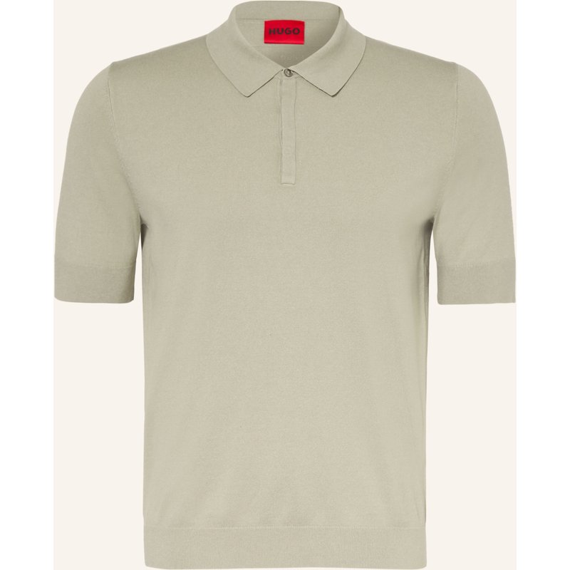 Hugo Strick-Poloshirt San Peter gruen