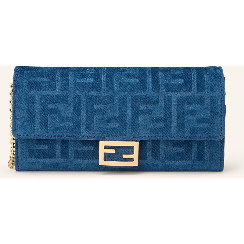 Fendi Wallet On Chain Baguette blau