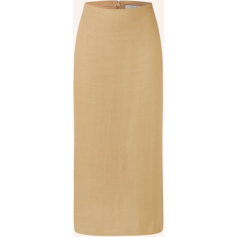 Max Mara Leinenrock Veranda beige