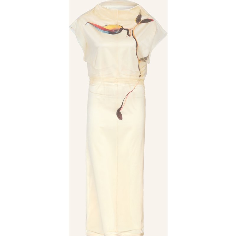 Sportmax Satinkleid Viale gelb