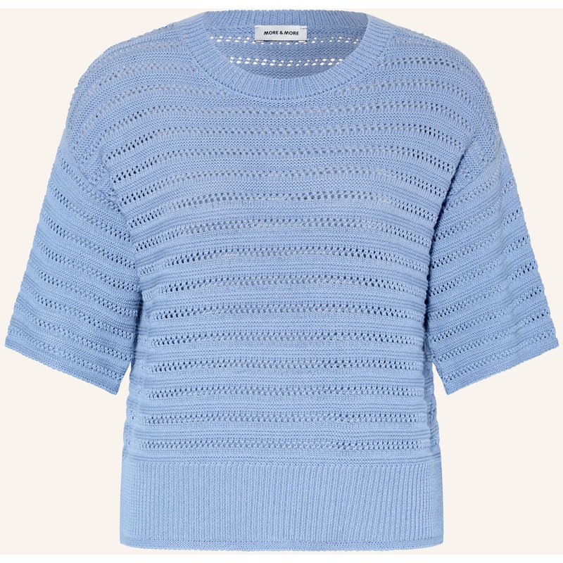 More & More Strickshirt blau