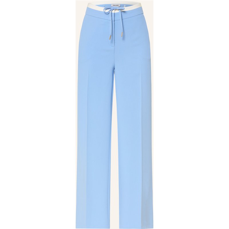 More & More Hose Im Jogging-Stil blau