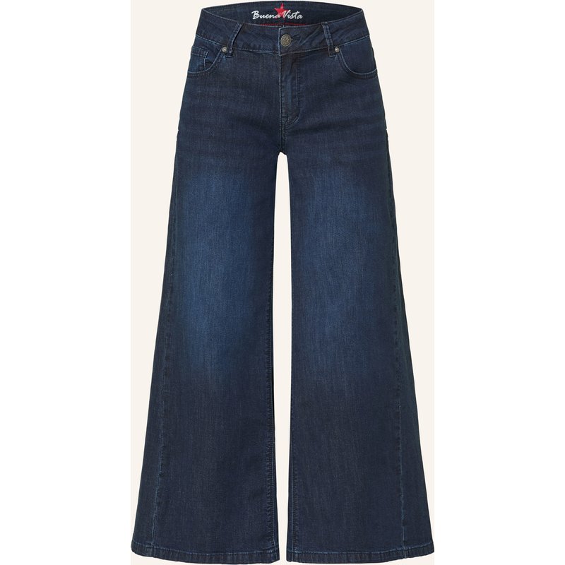 Buena Vista Cropped Jeans Italy Palazzo blau