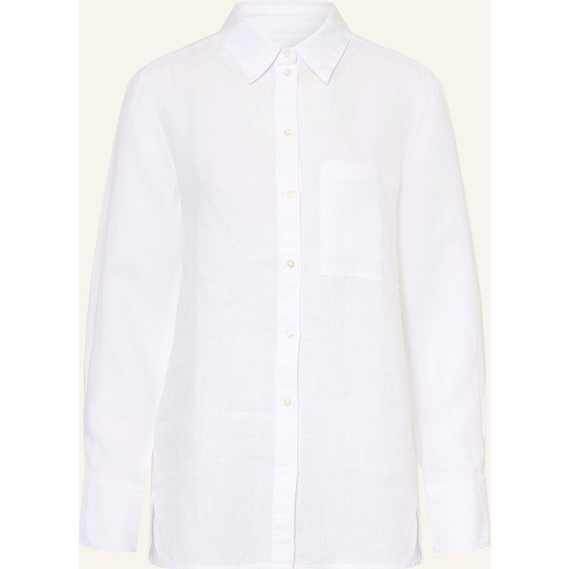 Marc O'polo Hemdbluse Aus Leinen weiss