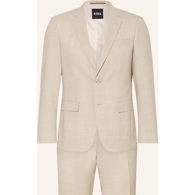 Boss Anzug Huge Slim Fit beige
