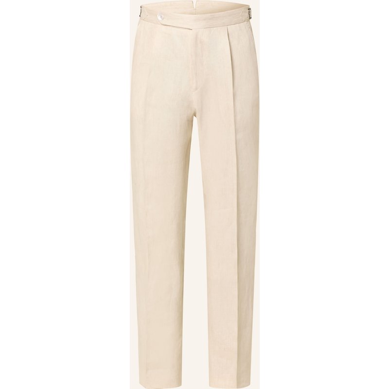Boss Leinen-Chino Perino Tapered Fit beige