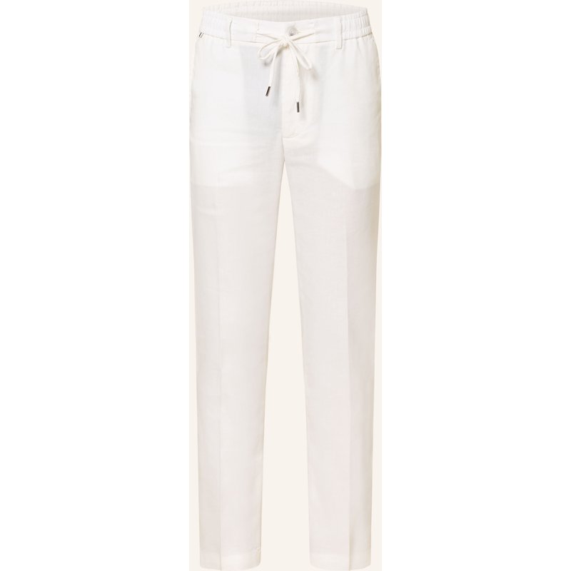 Boss Hose Kane Extra Slim Fit Mit Leinen weiss