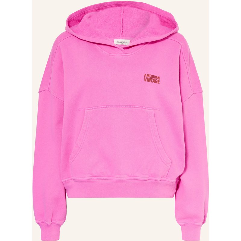 American Vintage Hoodie Plizzy pink