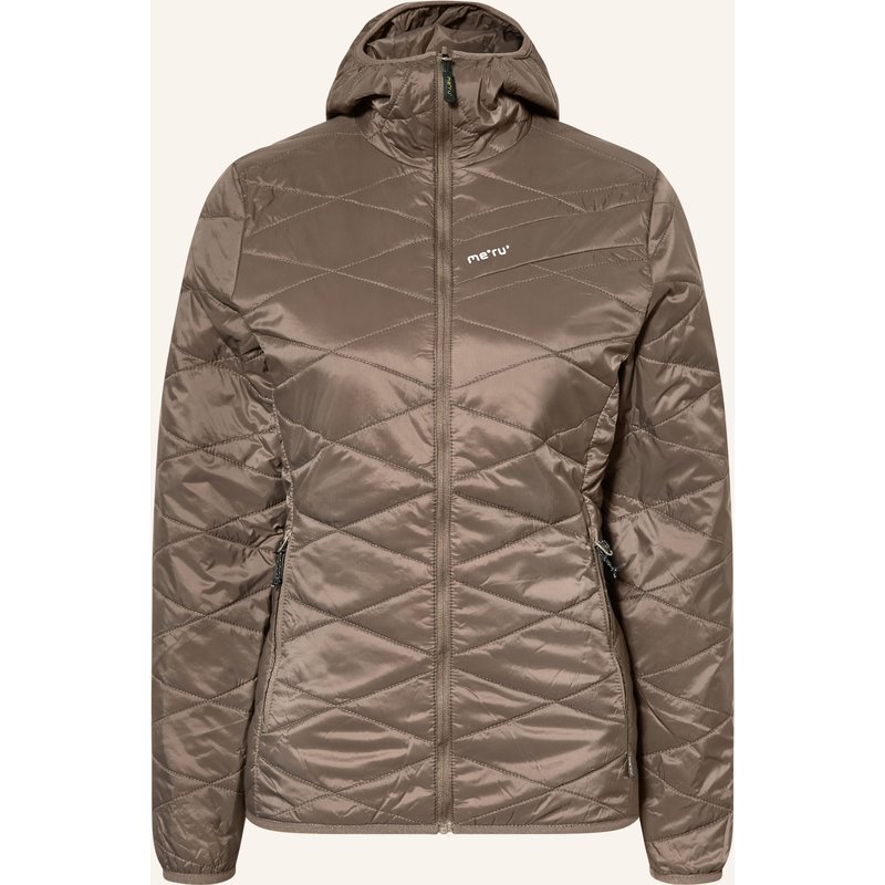 Me°Ru' Steppjacke Ithari Zum Wenden braun