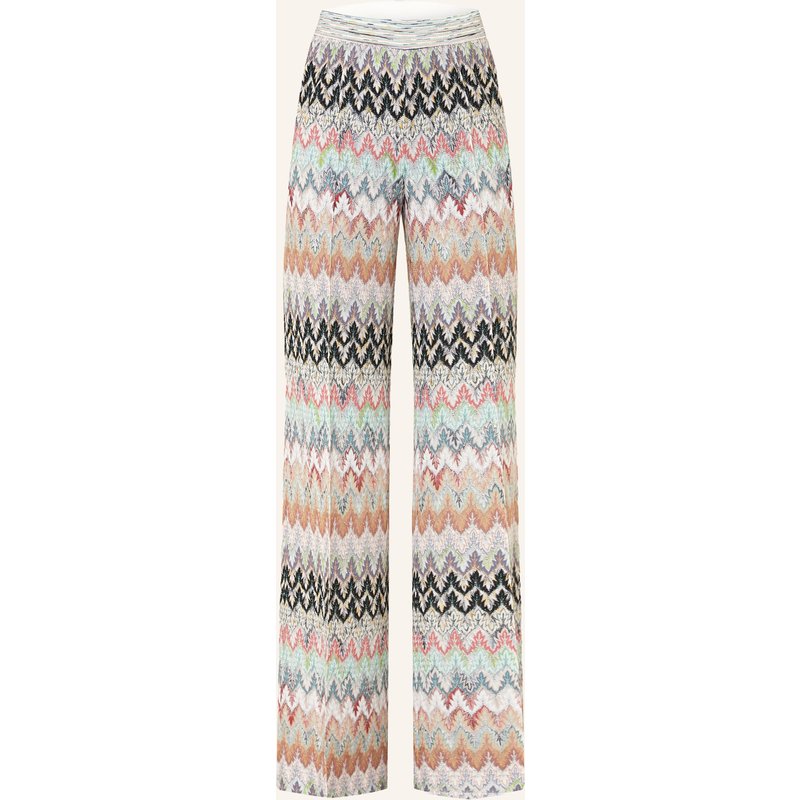 Missoni Strickhose Mit Glitzergarn weiss