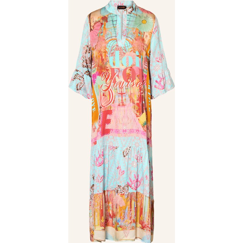Miss Goodlife Satinkleid Mit 3/4-Arm blau