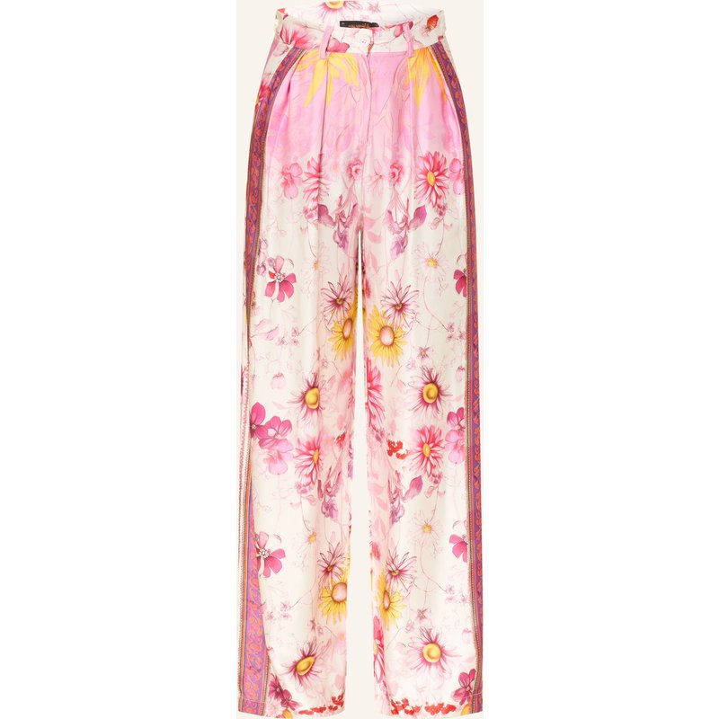 Miss Goodlife Marlenehose Aus Satin rosa