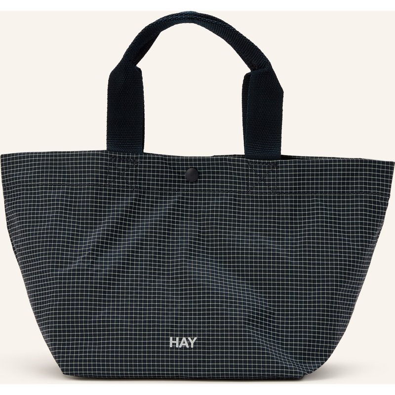 Hay Handtasche Grid Mini blau
