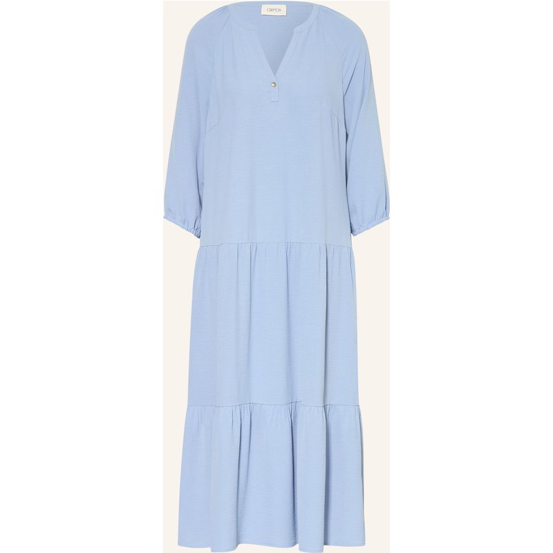 Cartoon Kleid Mit 3/4-Arm blau