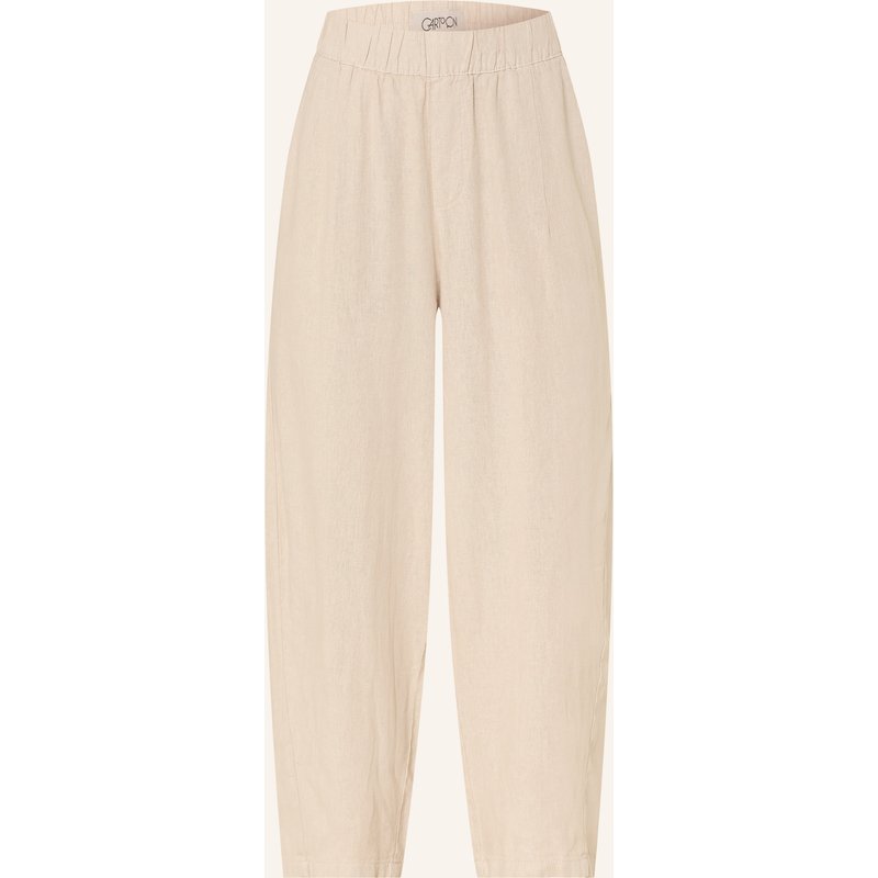 Cartoon 7/8-Hose Mit Leinen beige