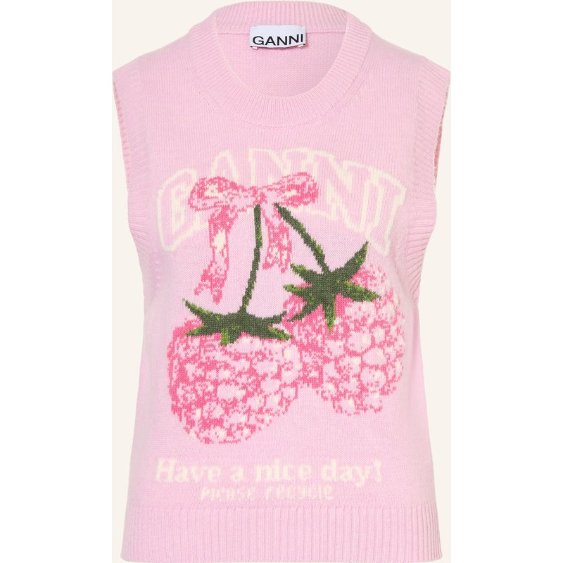 Ganni Pullunder pink