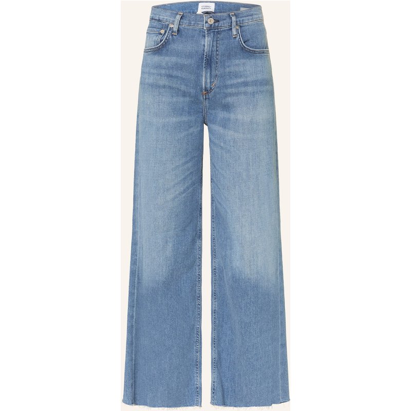 Citizens Of Humanity Wide Leg Jeans Lyra Crop blau