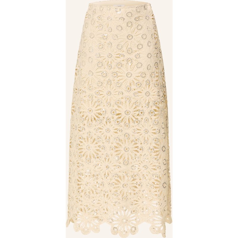 Suncoo Häkelrock Fanny Mit Pailletten beige