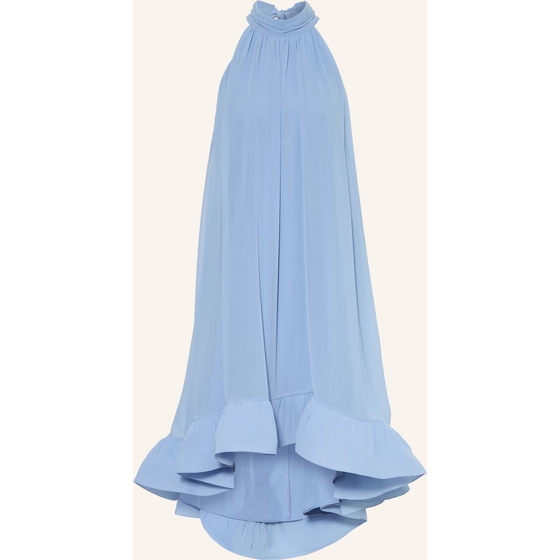 Apart Abendkleid Mit Rüschen blau