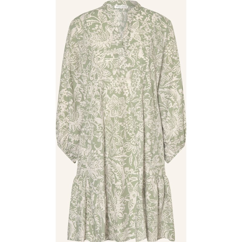 Marc O'polo Kleid Mit Rüschen gruen
