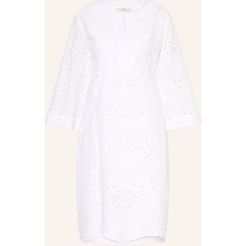 Angoor Kleid Mit Lochspitze weiss