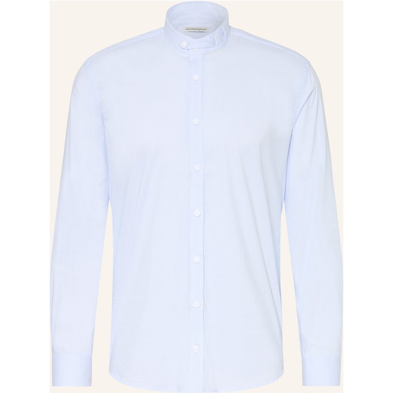 Heimatglück Tracht Trachtenhemd Alois Regular Fit blau