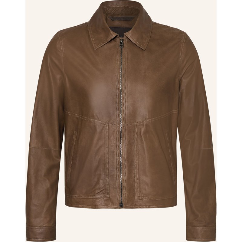 Manzoni 24 Lederjacke braun