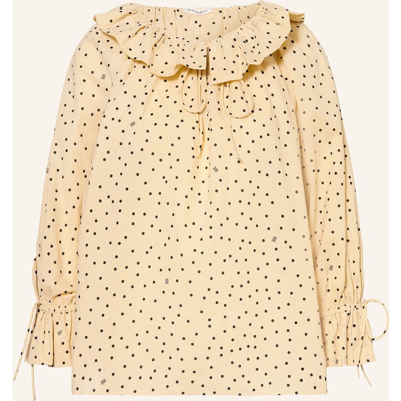 By Malene Birger Blusenshirt Dicte Mit Rüschen beige