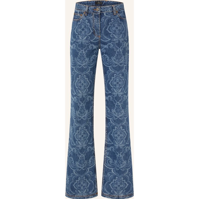 Etro Bootcut Jeans blau