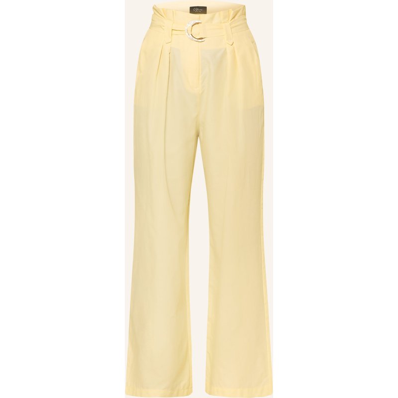S.Oliver Black Label Paperbag-Hose gelb