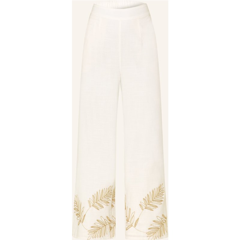 S.Oliver Black Label Culotte Mit Glitzergarn weiss