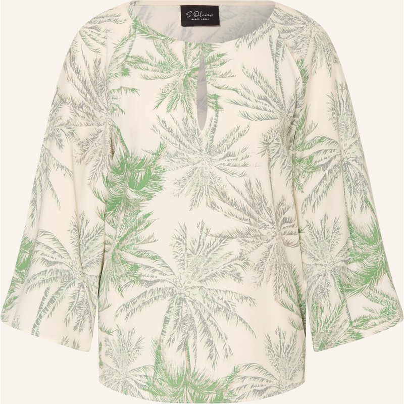S.Oliver Black Label Blusenshirt Mit 3/4-Arm weiss