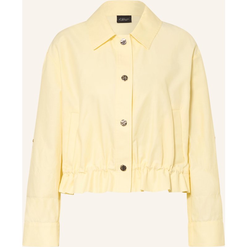 S.Oliver Black Label Kastenjacke gelb