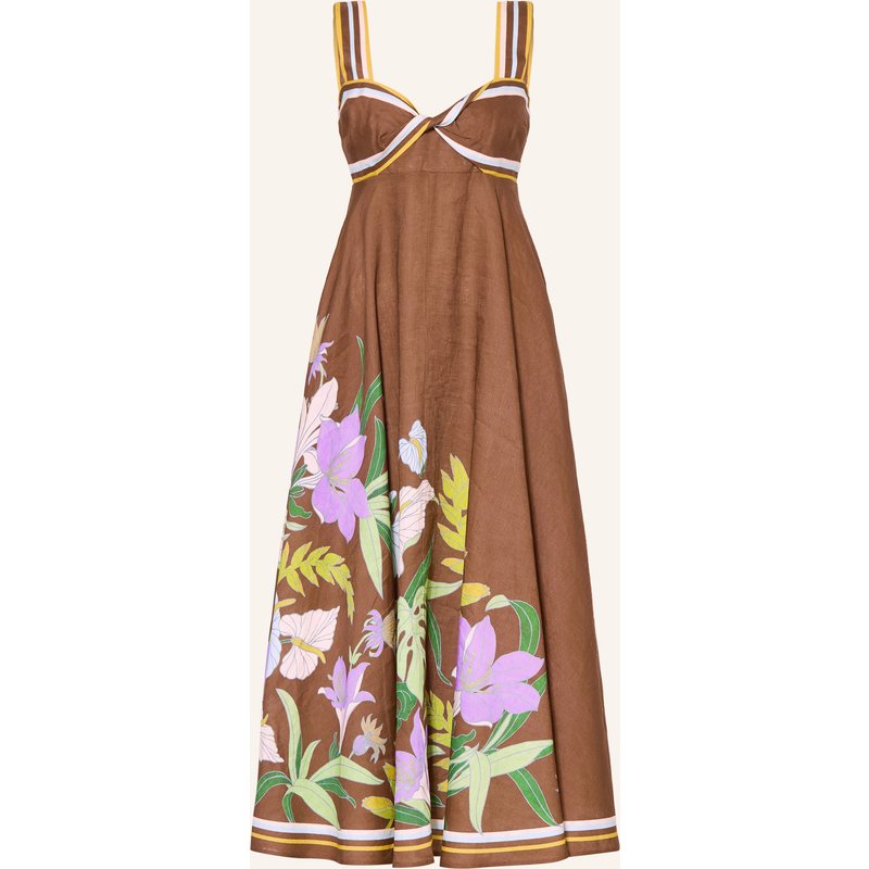 Alémais Leinenkleid Alfie Twist braun